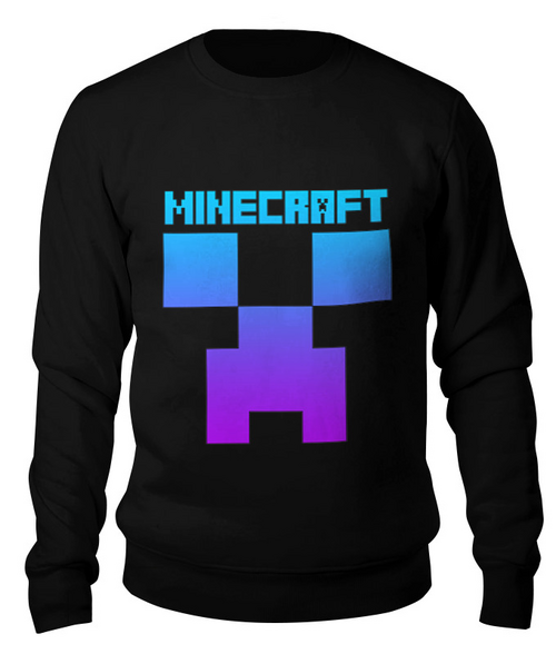Заказать свитшот в Москве. Свитшот унисекс хлопковый MINECRAFT CREEPER от weeert - готовые дизайны и нанесение принтов.