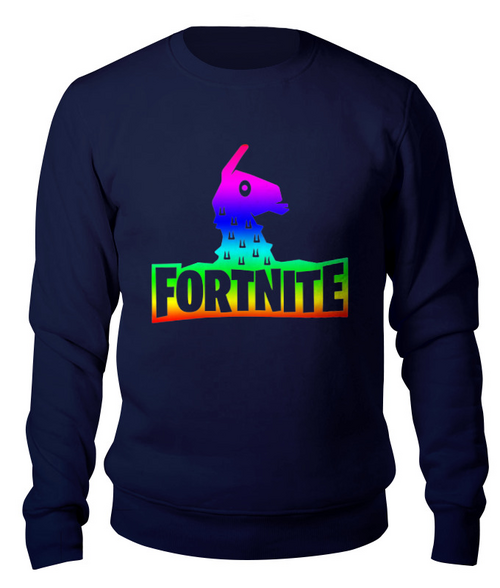 Заказать свитшот в Москве. Свитшот унисекс хлопковый FORTNITE от balden - готовые дизайны и нанесение принтов.