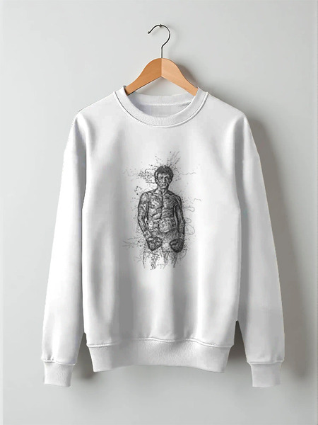 Заказать свитшот в Москве. Свитшот унисекс хлопковый Rocky от Leichenwagen - готовые дизайны и нанесение принтов.