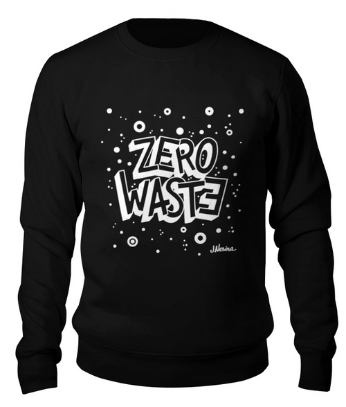 Заказать свитшот в Москве. Свитшот унисекс хлопковый Zero Waste от cofynne - готовые дизайны и нанесение принтов.