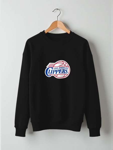 Заказать свитшот в Москве. Свитшот унисекс хлопковый Los Angeles Clippers от coolmag - готовые дизайны и нанесение принтов.