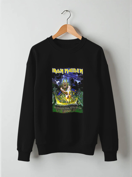 Заказать свитшот в Москве. Свитшот унисекс хлопковый Iron Maiden Band от Leichenwagen - готовые дизайны и нанесение принтов.