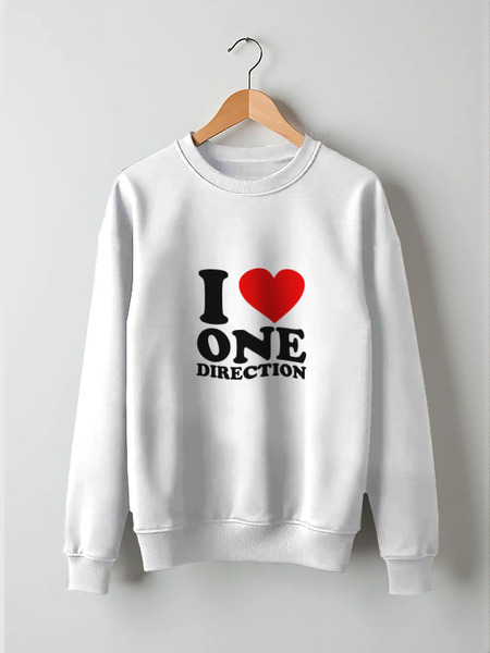 Заказать свитшот в Москве. Свитшот унисекс хлопковый One Direction от originals - готовые дизайны и нанесение принтов.