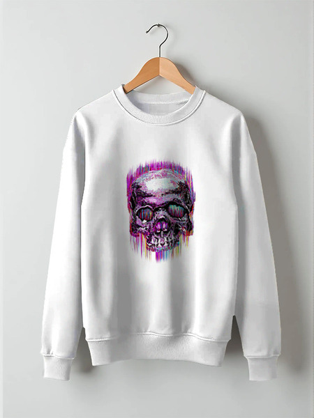 Заказать свитшот в Москве. Свитшот унисекс хлопковый Skull Art от Leichenwagen - готовые дизайны и нанесение принтов.