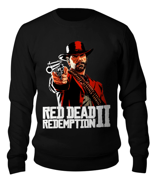 Заказать свитшот в Москве. Свитшот унисекс хлопковый Red Dead Redemption 2 от balden - готовые дизайны и нанесение принтов.