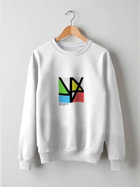 Заказать свитшот в Москве. Свитшот унисекс хлопковый New Order ‎/ Music Complete от OEX design - готовые дизайны и нанесение принтов.