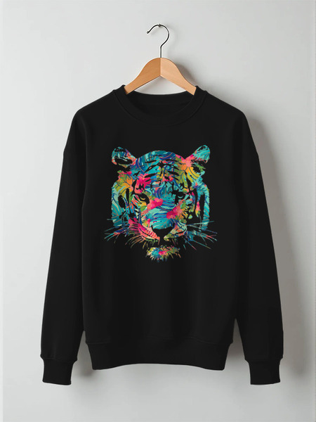 Заказать свитшот в Москве. Свитшот унисекс хлопковый Jungle Look от CoolColor  - готовые дизайны и нанесение принтов.