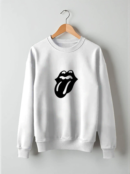 Заказать свитшот в Москве. Свитшот унисекс хлопковый Rolling Stones (Black) от originals - готовые дизайны и нанесение принтов.