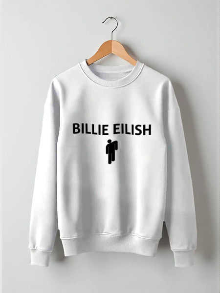 Заказать свитшот в Москве. Свитшот унисекс хлопковый Billie Eilish от DESIGNER   - готовые дизайны и нанесение принтов.
