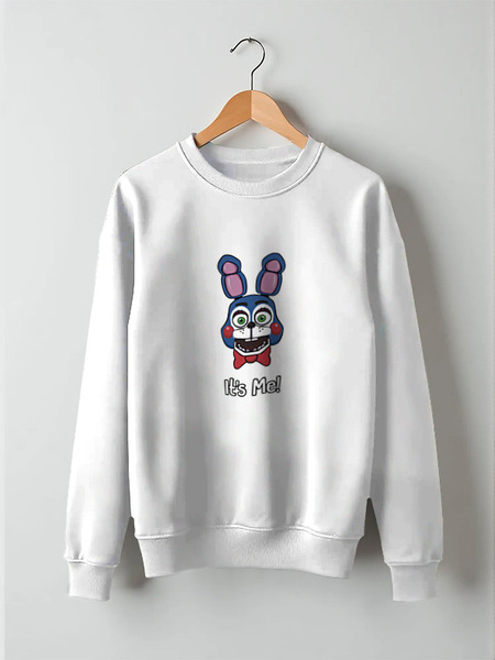 Заказать свитшот в Москве. Свитшот унисекс хлопковый Бонни ( Bonnie The Bunny) от cherdantcev - готовые дизайны и нанесение принтов.
