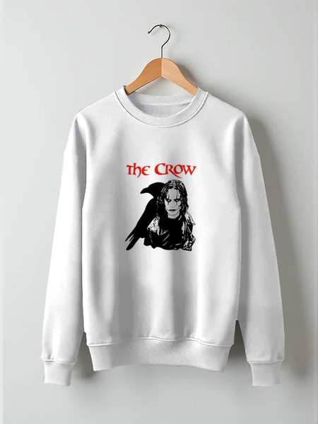 Заказать свитшот в Москве. Свитшот унисекс хлопковый The Crow от Leichenwagen - готовые дизайны и нанесение принтов.
