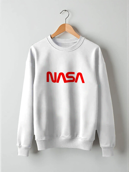 Заказать свитшот в Москве. Свитшот унисекс хлопковый NASA  от DESIGNER   - готовые дизайны и нанесение принтов.