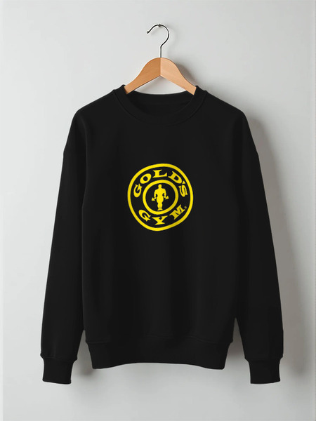 Заказать свитшот в Москве. Свитшот унисекс хлопковый Gold's Gym / бодибилдинг от KinoArt - готовые дизайны и нанесение принтов.