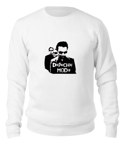 Заказать свитшот в Москве. Свитшот унисекс хлопковый Depeche Mode от originals - готовые дизайны и нанесение принтов.