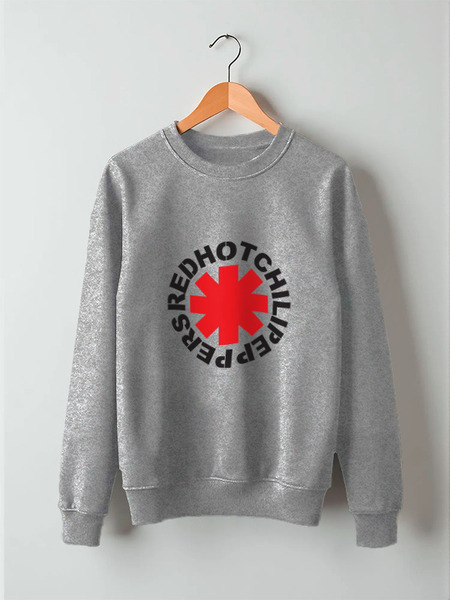 Заказать свитшот в Москве. Свитшот унисекс хлопковый Red Hot Chili Peppers от BURNSHIRTS - готовые дизайны и нанесение принтов.
