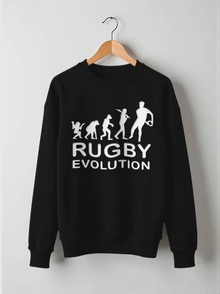 Заказать свитшот в Москве. Свитшот унисекс хлопковый Rugby evolution от Rugby  Man - готовые дизайны и нанесение принтов.