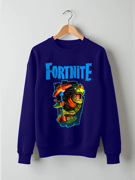Заказать свитшот в Москве. Свитшот унисекс хлопковый FORTNITE от balden - готовые дизайны и нанесение принтов.