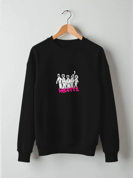 Заказать свитшот в Москве. Свитшот унисекс хлопковый Misfits от Printio - готовые дизайны и нанесение принтов.