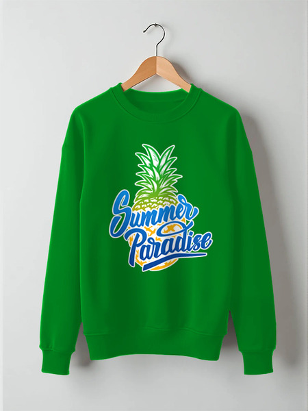 Заказать свитшот в Москве. Свитшот унисекс хлопковый Summer Paradise от balden - готовые дизайны и нанесение принтов.