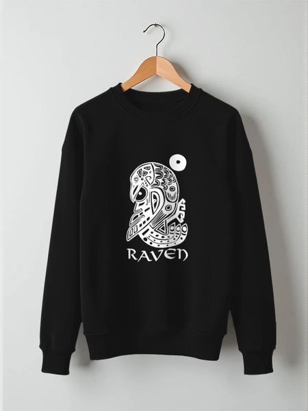 Заказать свитшот в Москве. Свитшот унисекс хлопковый Raven Brand от Raven - готовые дизайны и нанесение принтов.