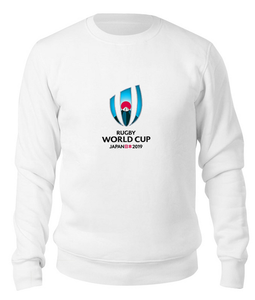 Заказать свитшот в Москве. Свитшот унисекс хлопковый RWC 2019 от Rugby  Man - готовые дизайны и нанесение принтов.