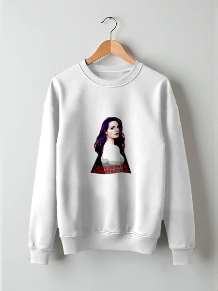 Заказать свитшот в Москве. Свитшот унисекс хлопковый Lana Del Rey - Ultraviolence Era  от calipsia_v. - готовые дизайны и нанесение принтов.
