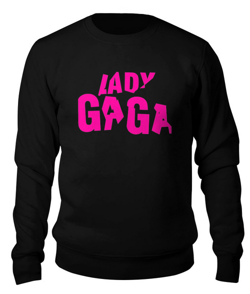Заказать свитшот в Москве. Свитшот унисекс хлопковый LADY GAGA от balden - готовые дизайны и нанесение принтов.