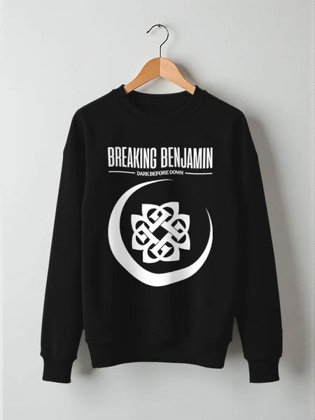 Заказать свитшот в Москве. Свитшот унисекс хлопковый Breaking Benjamin от geekbox - готовые дизайны и нанесение принтов.