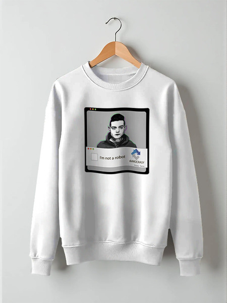 Заказать свитшот в Москве. Свитшот унисекс хлопковый MrRobot - Window от said_k@mail.ru - готовые дизайны и нанесение принтов.
