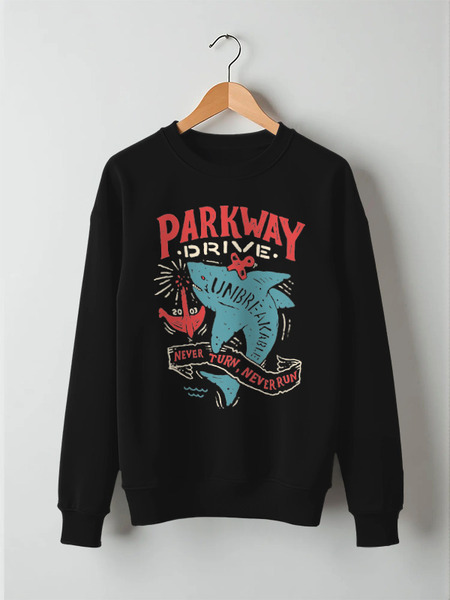 Заказать свитшот в Москве. Свитшот унисекс хлопковый Parkway Drive от geekbox - готовые дизайны и нанесение принтов.