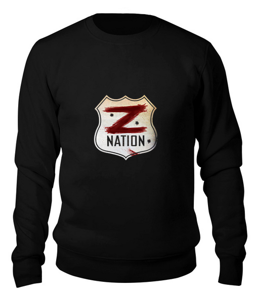 Заказать свитшот в Москве. Свитшот унисекс хлопковый Z Nation от kenny - готовые дизайны и нанесение принтов.