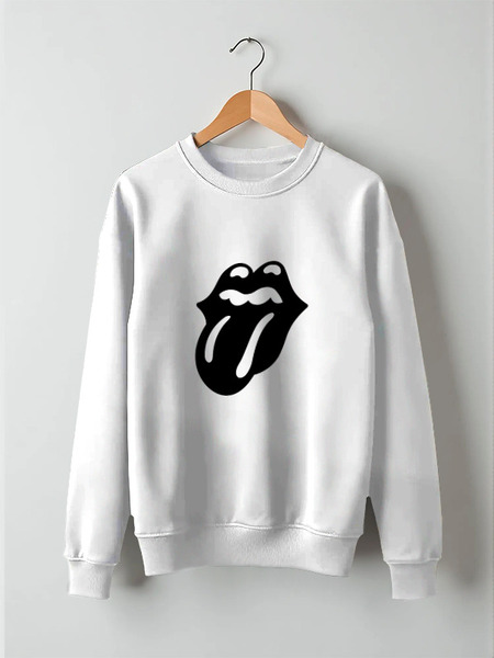 Заказать свитшот в Москве. Свитшот унисекс хлопковый Rolling Stones (Black) от originals - готовые дизайны и нанесение принтов.
