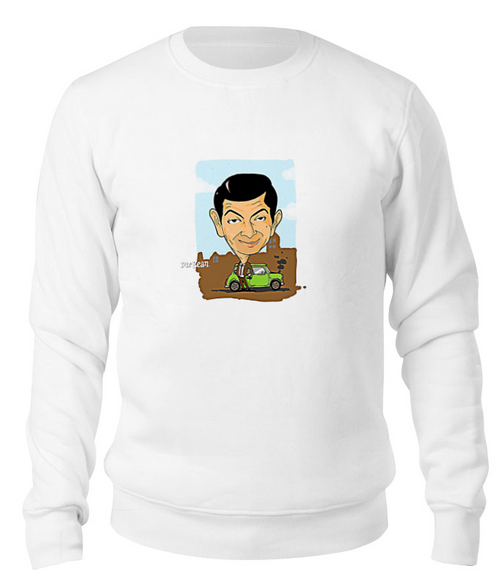Заказать свитшот в Москве. Свитшот унисекс хлопковый Mr.Bean от Leichenwagen - готовые дизайны и нанесение принтов.