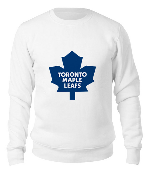 Заказать свитшот в Москве. Свитшот унисекс хлопковый Toronto Maple Leafs от BURNSHIRTS - готовые дизайны и нанесение принтов.