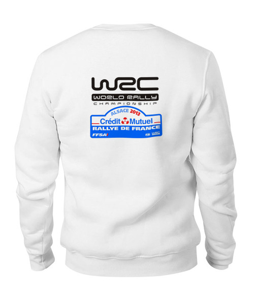 Заказать свитшот в Москве. Свитшот унисекс хлопковый WRC Sebastian Loeb от Illson Pride - готовые дизайны и нанесение принтов.
