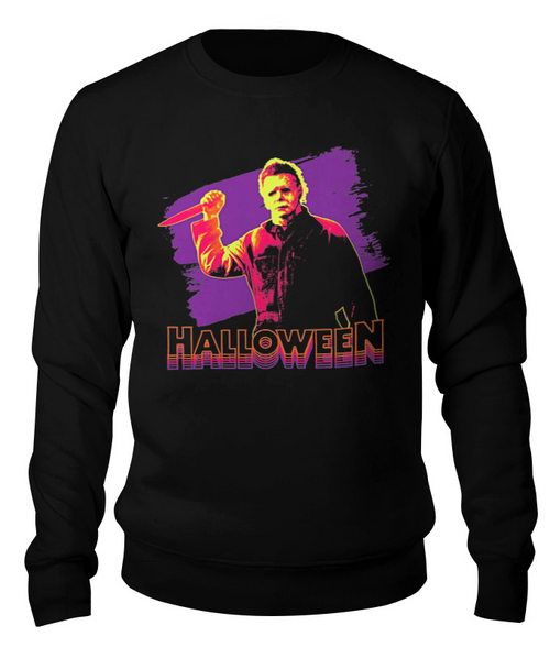 Заказать свитшот в Москве. Свитшот унисекс хлопковый Halloween от printik - готовые дизайны и нанесение принтов.