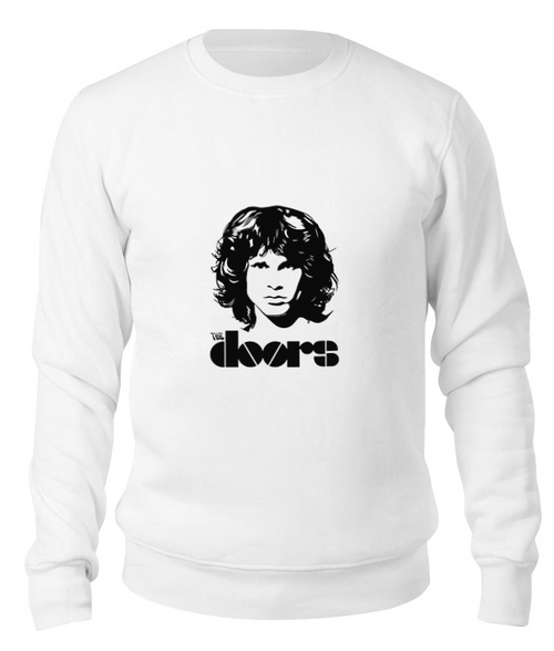 Заказать свитшот в Москве. Свитшот унисекс хлопковый The doors (Дорс) от Easy-store - готовые дизайны и нанесение принтов.