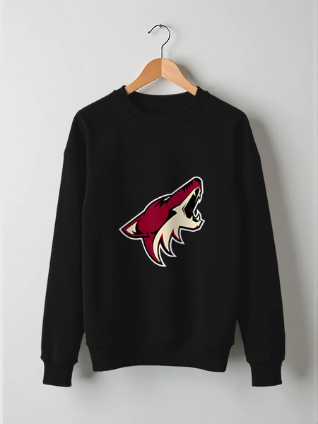 Заказать свитшот в Москве. Свитшот унисекс хлопковый Arizona Coyotes от dobryidesign - готовые дизайны и нанесение принтов.