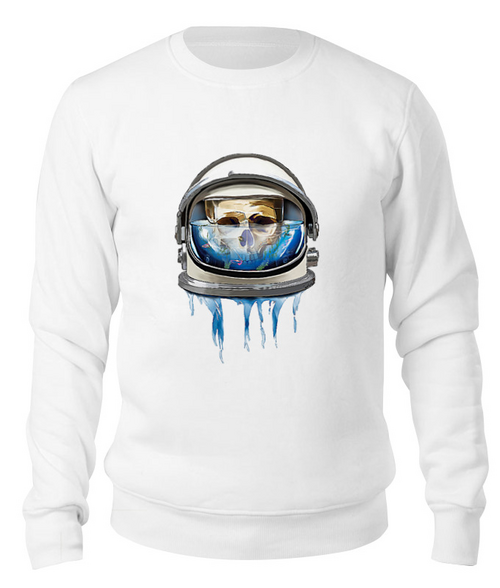 Заказать свитшот в Москве. Свитшот унисекс хлопковый Dead Astronaut от BooBoxe@mail.ru - готовые дизайны и нанесение принтов.