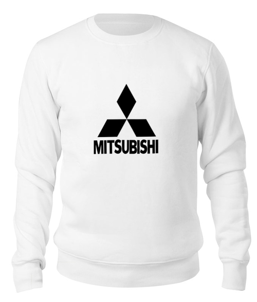 Заказать свитшот в Москве. Свитшот унисекс хлопковый Mitsubishi от THE_NISE  - готовые дизайны и нанесение принтов.