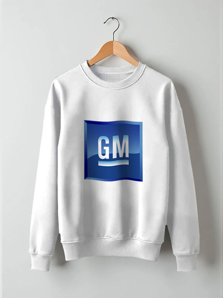Заказать свитшот в Москве. Свитшот унисекс хлопковый GM. General Motors от Garry - готовые дизайны и нанесение принтов.