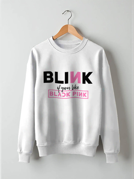 Заказать свитшот в Москве. Свитшот унисекс хлопковый BLACKPINK BLINK от geekbox - готовые дизайны и нанесение принтов.