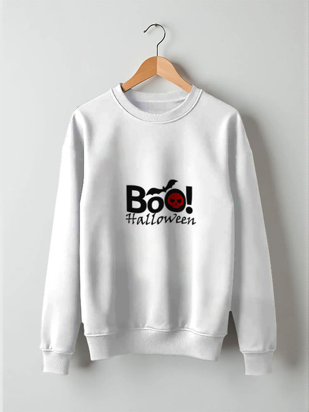 Заказать свитшот в Москве. Свитшот унисекс хлопковый Boo Hflloween от filipp@mynet.com - готовые дизайны и нанесение принтов.