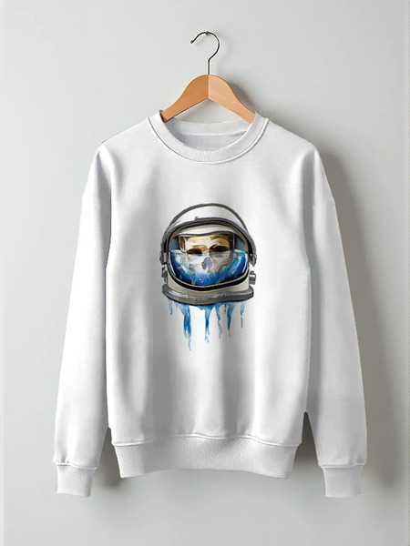 Заказать свитшот в Москве. Свитшот унисекс хлопковый Dead Astronaut от BooBoxe@mail.ru - готовые дизайны и нанесение принтов.