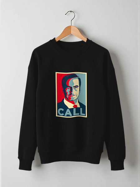 Заказать свитшот в Москве. Свитшот унисекс хлопковый Better call Saul от coolmag - готовые дизайны и нанесение принтов.