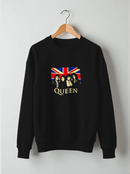 Заказать свитшот в Москве. Свитшот унисекс хлопковый Queen group от Leichenwagen - готовые дизайны и нанесение принтов.