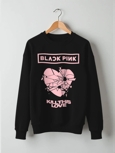 Заказать свитшот в Москве. Свитшот унисекс хлопковый BLACKPINK от geekbox - готовые дизайны и нанесение принтов.