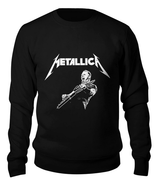 Заказать свитшот в Москве. Свитшот унисекс хлопковый Metallica от BURNSHIRTS - готовые дизайны и нанесение принтов.