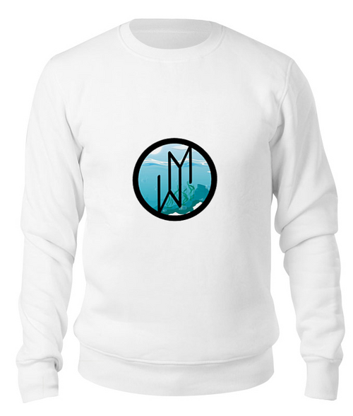 Заказать свитшот в Москве. Свитшот унисекс хлопковый Море Монро - Аква Лого от T_Shirt - готовые дизайны и нанесение принтов.