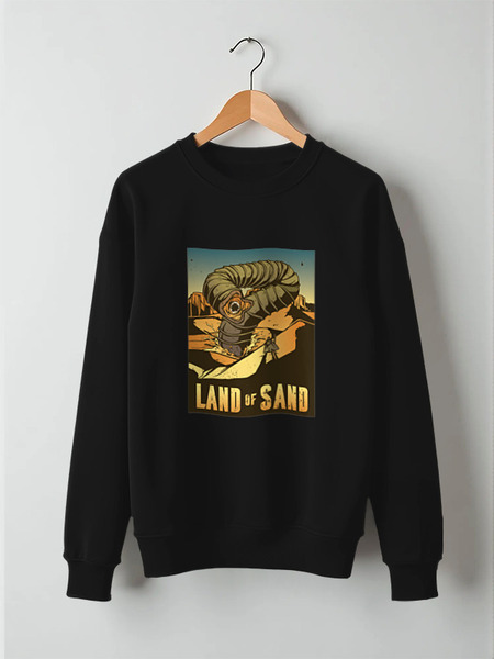 Заказать свитшот в Москве. Свитшот унисекс хлопковый Dune Sandworm от Павел Павел - готовые дизайны и нанесение принтов.